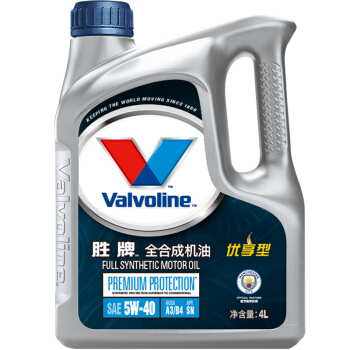 valvoline(Valvoline)优享型合成オルリエングリス5 W-40 SNクラス4 L自动车用品