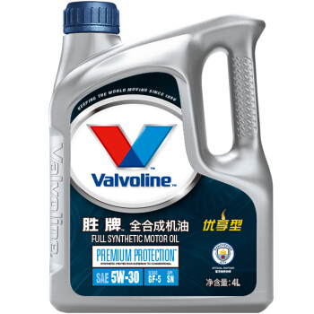 valvoline(Valvoline)优享型合成オリングリス5 W-30 SN级4 L自动车用品
