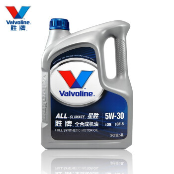 Valvoline星勝合成オーラルエン潤滑油5 W-30 SN 4 L自動車用品