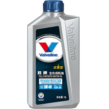 valvoline(Valvoline)优享型合成オルリエングリス5 W-40 SNクラス1 L自动车用品