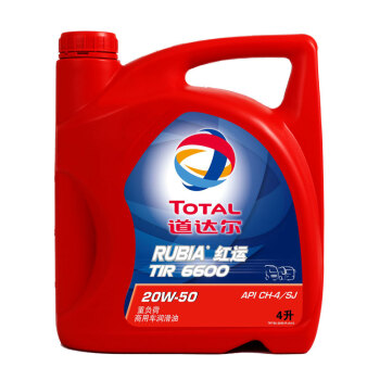 Total（Total）紅運RUBIA TIR 6600 20 W 50（4 L装）CH-4/SJ